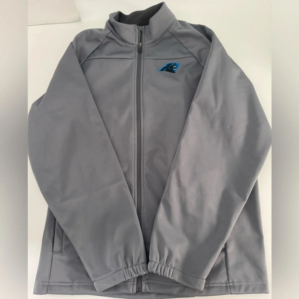Carolina Panthers Men's Steel Gray Full-Zip Jacket by Antigua Men’s Size XL